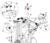 Used Life Fitness Parabody CM3 GS4 GS6 Home Gym Cable Guard ACU04-1342-hydrafitnessparts