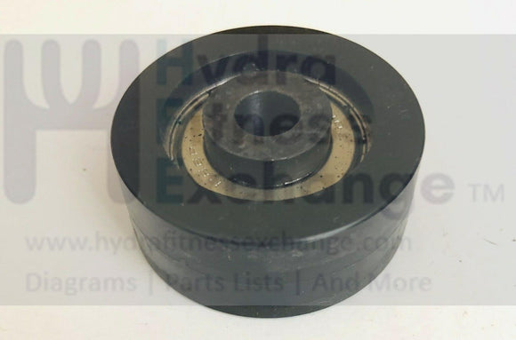 Used Life Fitness Stairclimber Stepper Side Roller w/Bushing Assembly AK47-00087-0000-hydrafitnessparts