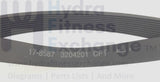 Used Life Fitness T3 T5 T5-XX00-0201 Treadmill Main Motor Drive Belt 17-8587 3204201-hydrafitnessparts