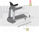 Used Life Fitness Treadmill Right Upper Extrusion Anti Slip Pad Kit GK65-00002-0003-hydrafitnessparts