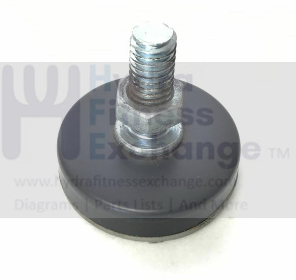 Used Life Fitness Upright Bike Leveling Foot Leveler 0017-00009-0795-hydrafitnessparts