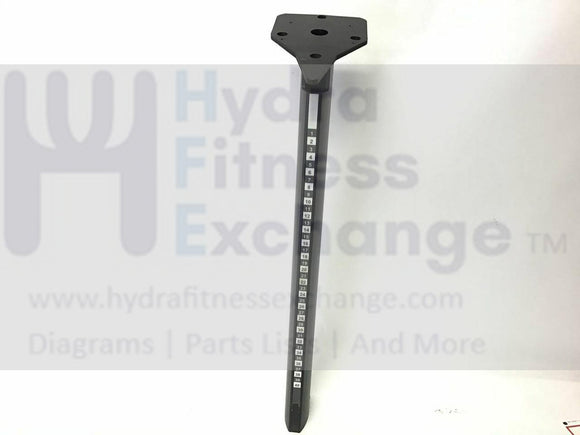Used Life Fitness Upright Lifecycle Bike Black Seat post Assembly AK67-00130-0002-hydrafitnessparts