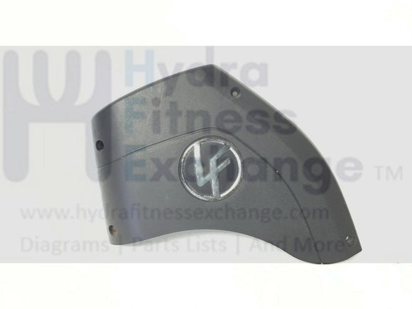 Used Life Fitness Upright Lifecycle Bike Upright Left Seat Post Cover AK67-00051-2402-hydrafitnessparts