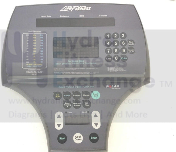 Used Life Fitness Upright Recumbent Bike Console Display Control Panel 95ri 95ci-hydrafitnessparts