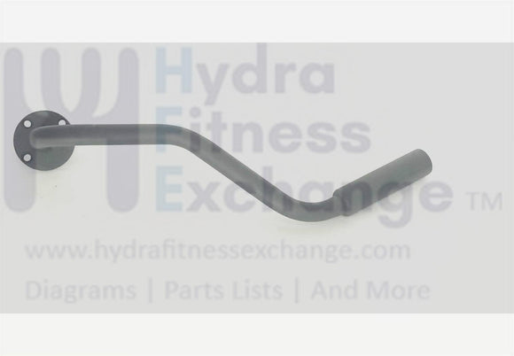 Used Life Fitness Upright Stepper Left Handlebar w/Grip Assembly AK68-00143-0004-hydrafitnessparts