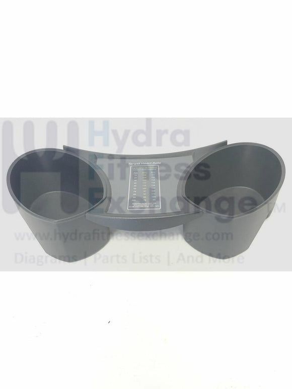 Used Life Fitness X1 X3 X3.0 Elliptical Cup Holder Tray Assembly REX21CV-hydrafitnessparts