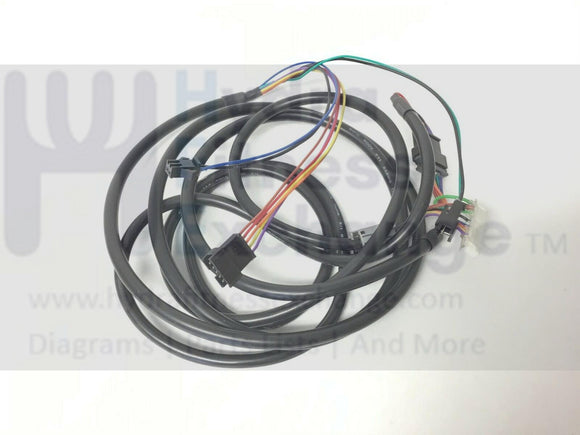 Used Life Fitness X5 - X5 Series Elliptical Upright Wire Harness 8171201-hydrafitnessparts
