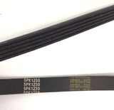 Used Life Span S2S1 Stationary Bike Pulley Drive Belt 48" MFR-5pk1230 209105011230001-hydrafitnessparts