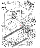 Used Lifestyler HealthRider Image NordicTrack Treadmill Drive Belt MFR-102789 101004-hydrafitnessparts