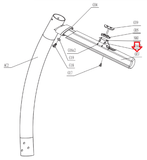 Used Livestrong Horizon Fitness Treadmill Right Arm Rest 1000101813-hydrafitnessparts