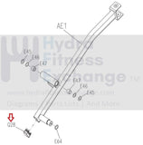 Used Matrix Fitness A3x-01 A5x A7xe Elliptical Link Arm End Cap 065383-AA-hydrafitnessparts