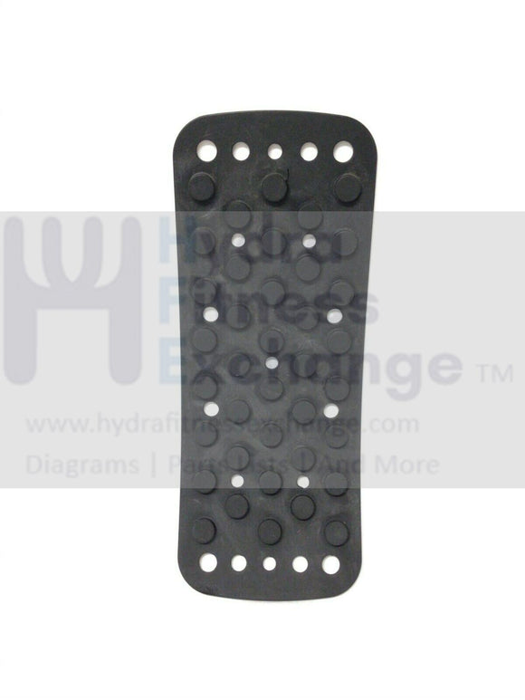 Used Matrix Fitness Premium Elliptical Black Rubber Foot Pedal Pad 061489-AA-hydrafitnessparts