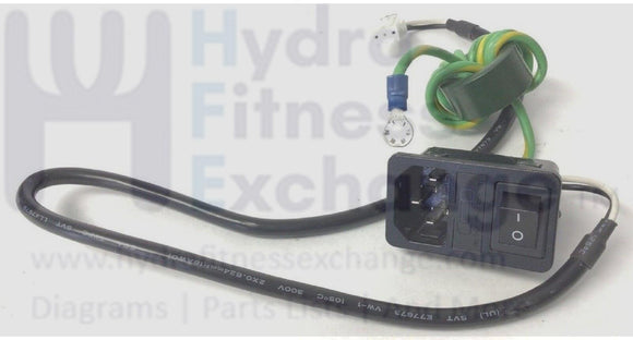 Used Matrix Fitness Recumbent Bike Power Jack 1000228099-hydrafitnessparts