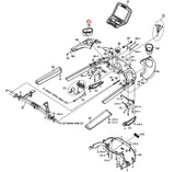 Used Matrix Fitness T5x T7x T7xe T7xi Treadmill Left Console Cup Holder 0000084680-hydrafitnessparts