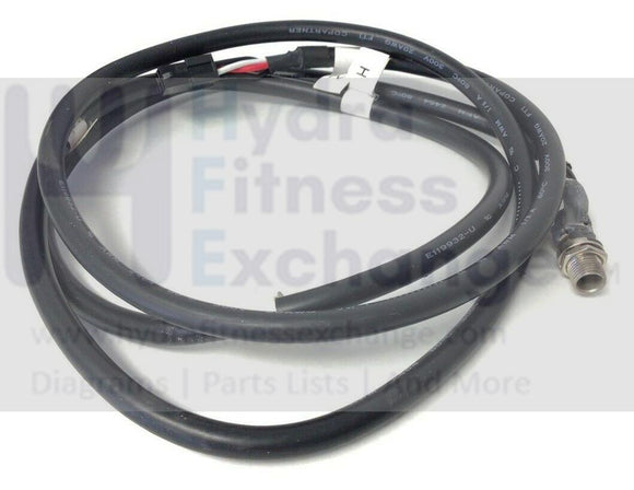Used Matrix Upright Cycle COAX Output Power Tv Wire Harness 1000303374-hydrafitnessparts