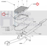 Used Nautilus Commercial StairMaster Elliptical Left Foot Pad Pedal 40435-hydrafitnessparts