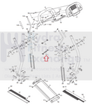 Used Nordic-Track HealthRider Proform Elliptical Upright Wire Harness E222227 218632-hydrafitnessparts