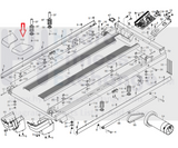 Used NordicTrack 5700 7700 2500 4000 2950 Treadmill Right Rear End Cap 351699-hydrafitnessparts