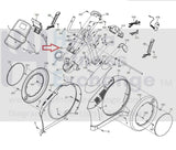 Used NordicTrack E 7.5 I 831.240301 Elliptical Rear Console Cover 383083-hydrafitnessparts