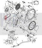Used NordicTrack Elite 12.9T NTEL712140 Elliptical Top Motor Bracket Bushing 287322-hydrafitnessparts