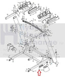 Used NordicTrack Epic HealthRider Proform Treadmill Right Inner Base Cover 372697-hydrafitnessparts