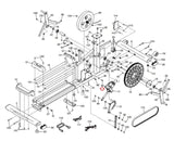 Used NordicTrack FreeMotion HealthRider Gold's Gym Elliptical Transport Wheel 148803-hydrafitnessparts