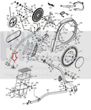 Used NordicTrack Freemotion Proform Elliptical Wheel with Hub and Bearings 329271-hydrafitnessparts
