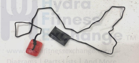 Used NordicTrack HealthRider Treadmill Magnetic Safety Key lanyards Orange 347877-hydrafitnessparts