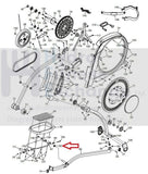 Used NordicTrack Proform Elite 12.9T Elliptical Plastic Washer Pedal Spacer 351287-hydrafitnessparts
