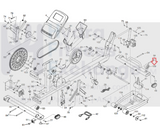 Used NordicTrack Proform Elliptical Front Transport Large Wheel 349847-hydrafitnessparts