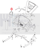 Used NordicTrack Proform Reebok Treadmill Left Accessory Tray 81429 266159 & 264031-hydrafitnessparts