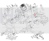 Used Nordictrack AudioStrider 600 Elliptical Right Upper Body Leg 271230-hydrafitnessparts