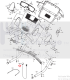 Used Nordictrack Epic HealthRider Image Treadmill Magnetic Safety Key Lanyard 268449-hydrafitnessparts
