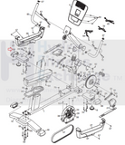 Used Nordictrack HealthRider Proform Reebok Recumbent Bike Front End Cap 243298-hydrafitnessparts