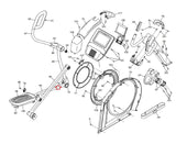 Used Nordictrack ProForm E 7.5Z 12.9 14.9 E9.0 Elliptical Left Leg Outer Cover 394390-hydrafitnessparts