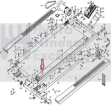 Used Nordictrack Proform Weslo Freemotion Treadmill Rear Roller Bracket 254306-hydrafitnessparts