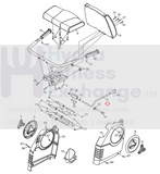 Used Nordictrack Reebok Gold's Gym HealthRider Recumbent Bike Seat Lock Handle 267015-hydrafitnessparts