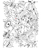 Used Nordictrack S10I S15I S22I Stationary Bike Screw M8-1.25x33mm 390125-hydrafitnessparts