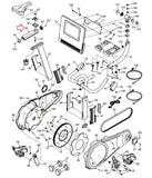 Used Nordictrack S15i S22i S10i World Tour Cycle Stationary Bike Seat Carriage 393592-hydrafitnessparts