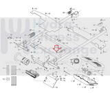 Used Nordictrack X5i Treadmill Right Rear Shock Cushion 290820-hydrafitnessparts