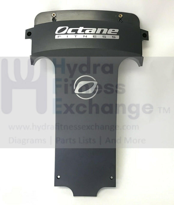 Used Octane Fitness Pro310 Q37 Q35 Base Elliptical Upper Rear Shroud 100400-001-hydrafitnessparts