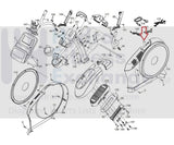 Used Proform 1110 E 1310 E Elliptical Right Side Shield Cover 337733-hydrafitnessparts