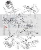 Used Proform 480 LE PFEL049080 PFEL049081 Elliptical Left Upper Body Leg 272988-hydrafitnessparts