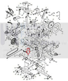 Used Proform Cycle Spin Bike Cover Mount 299275-hydrafitnessparts