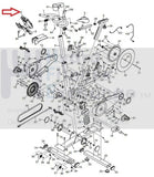 Used Proform Cycle Spin Bike Display Console Assembly 316975-hydrafitnessparts