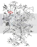 Used Proform Cycle Spin Bike Handlebar Post 299262-hydrafitnessparts