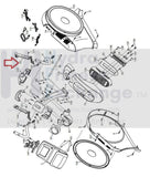 Used Proform Elliptical Right Hand Sensor Assembly With Wire Harness 399565 337594-hydrafitnessparts