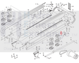 Used Proform Epic NordicTrack Treadmill Front Right Top Bumper 302315 or 101575-hydrafitnessparts