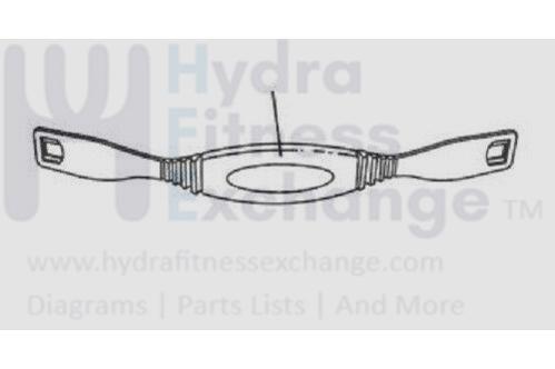 Used Proform FreeMotion NordicTrack Reebok Elliptical Chest Heart Rate Monitor 315184-hydrafitnessparts