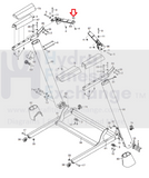 Used Proform Gold's Gym Treadmill Left Heart Rate Pulse Hand Sensor Plate 350081-hydrafitnessparts